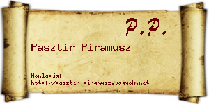 Pasztir Piramusz névjegykártya